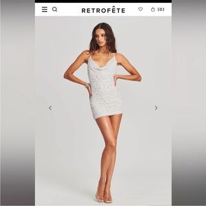 Retrofête mich sequin mini dress